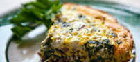 آموزش طرز تهیه کوکوی اسفناج