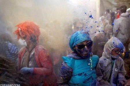 فستیوال جدید پودرهای رنگی در کشور یونان