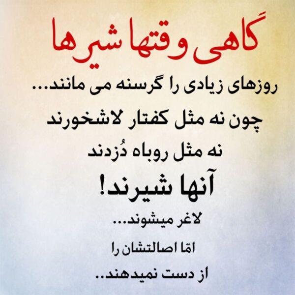 متن برای آدم بی اصالت و بد ذات