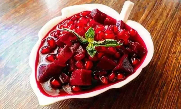 ترشی انار و لبو؛ هنر ترکیب رنگ‌ها در آشپزی